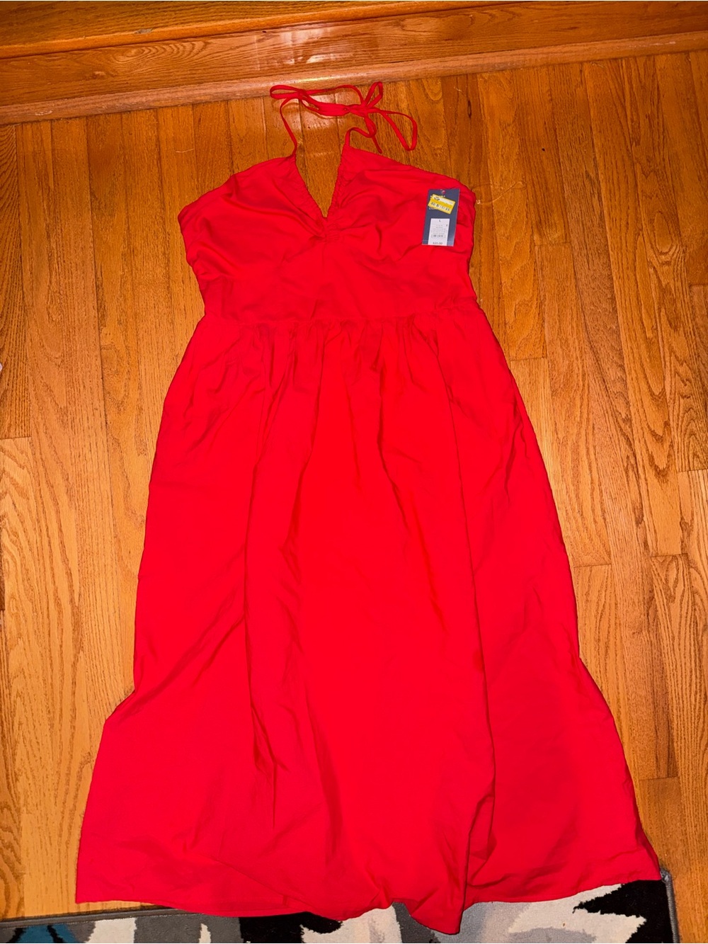 Universal Thread Red Halter Maxi Dress